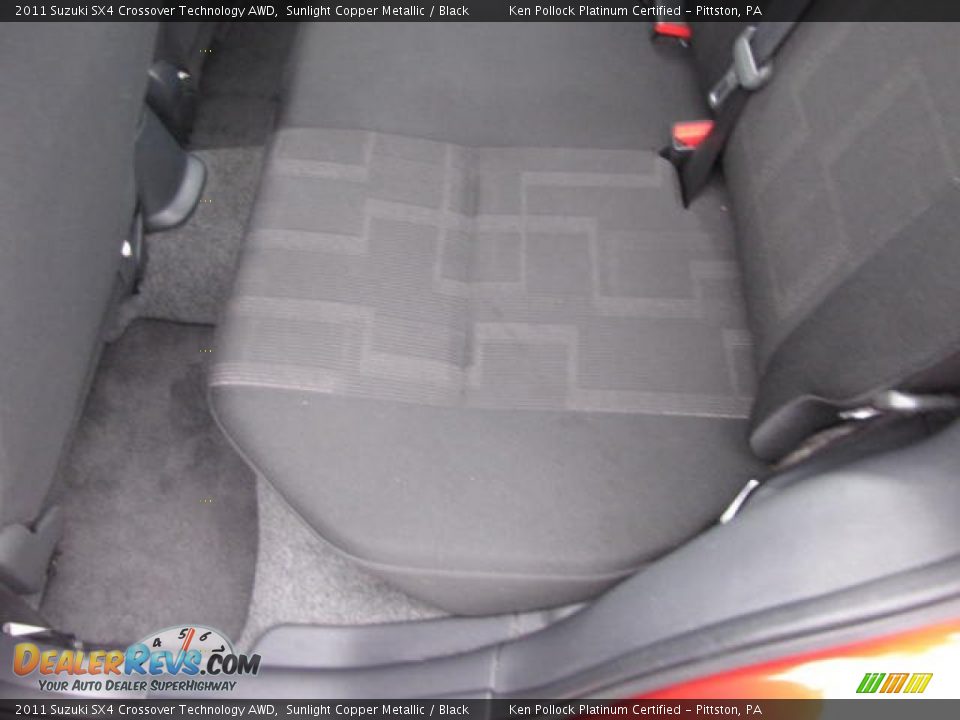 2011 Suzuki SX4 Crossover Technology AWD Sunlight Copper Metallic / Black Photo #22
