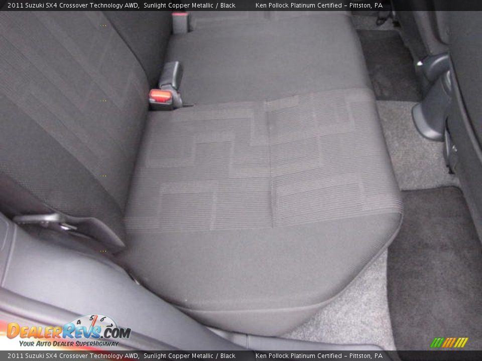 2011 Suzuki SX4 Crossover Technology AWD Sunlight Copper Metallic / Black Photo #24