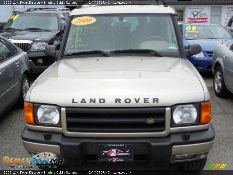 2000 Land Rover Discovery II White Gold / Bahama Photo #1