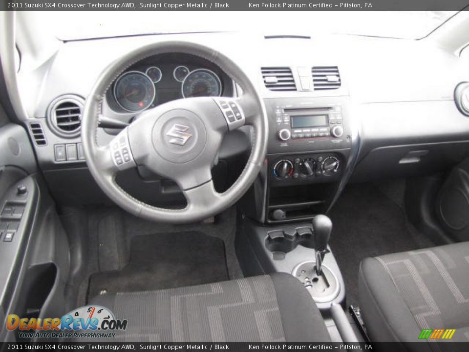 Dashboard of 2011 Suzuki SX4 Crossover Technology AWD Photo #25