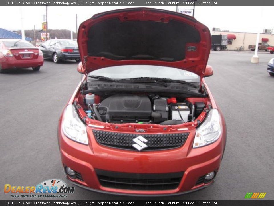 2011 Suzuki SX4 Crossover Technology AWD Sunlight Copper Metallic / Black Photo #27