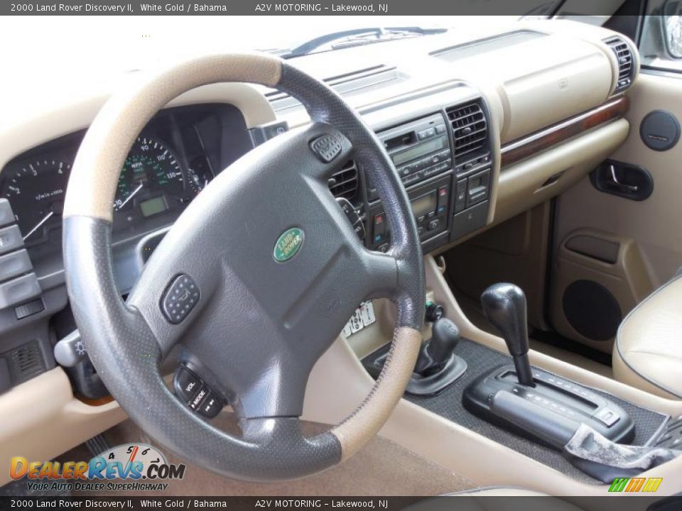 2000 Land Rover Discovery II White Gold / Bahama Photo #4
