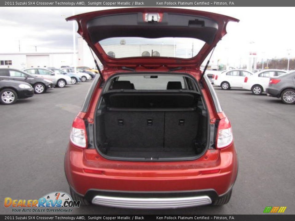 2011 Suzuki SX4 Crossover Technology AWD Sunlight Copper Metallic / Black Photo #28