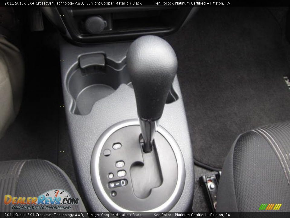 2011 Suzuki SX4 Crossover Technology AWD Shifter Photo #36