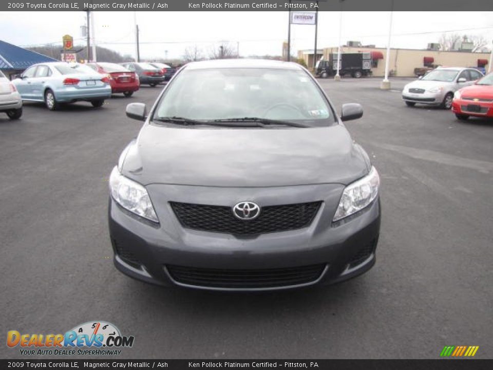 2009 Toyota Corolla LE Magnetic Gray Metallic / Ash Photo #2