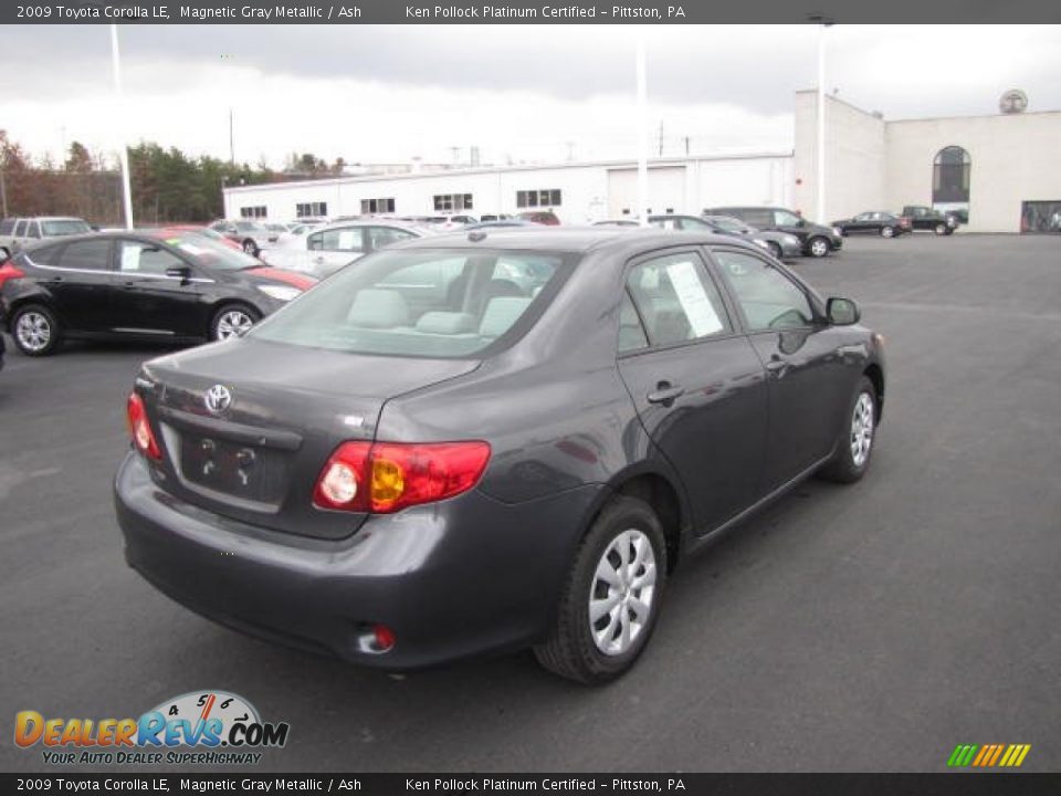 2009 Toyota Corolla LE Magnetic Gray Metallic / Ash Photo #5
