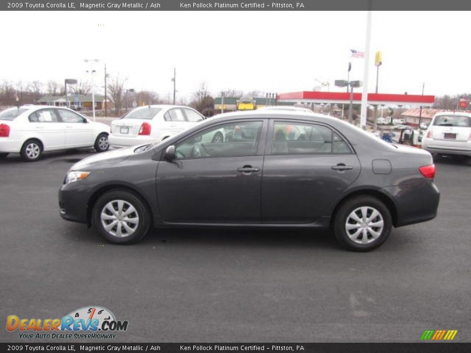 2009 Toyota Corolla LE Magnetic Gray Metallic / Ash Photo #8