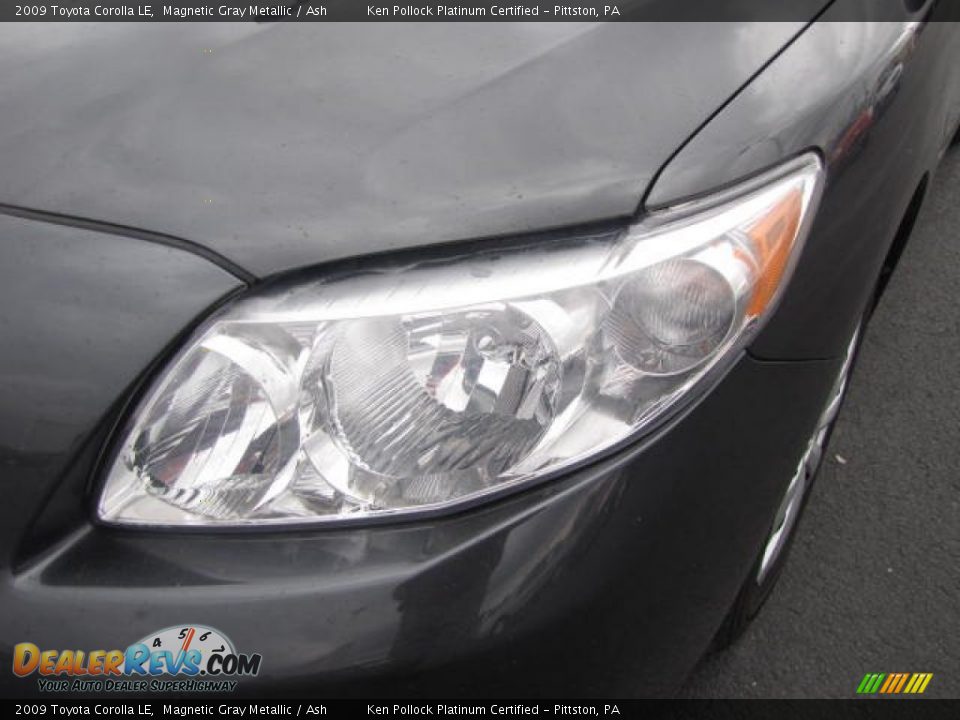 2009 Toyota Corolla LE Magnetic Gray Metallic / Ash Photo #9