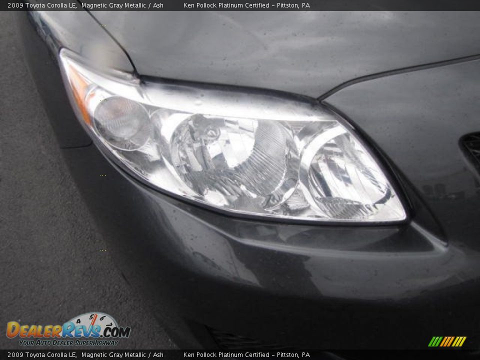 2009 Toyota Corolla LE Magnetic Gray Metallic / Ash Photo #10