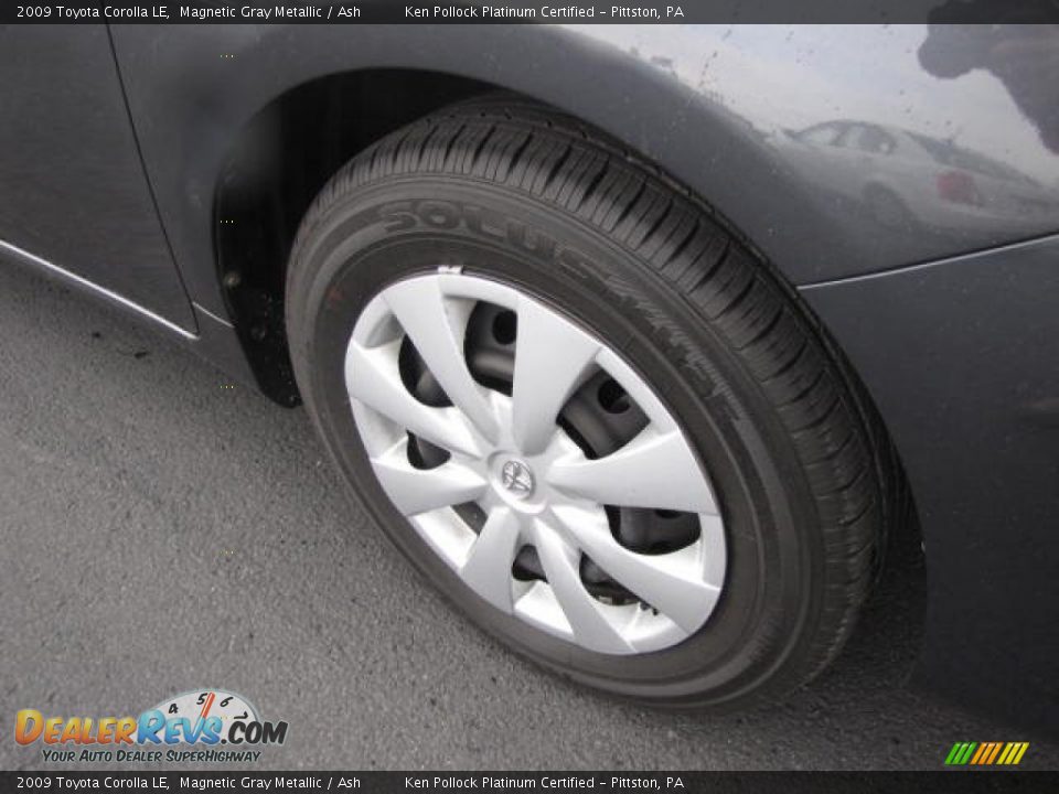 2009 Toyota Corolla LE Magnetic Gray Metallic / Ash Photo #14