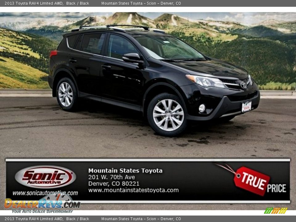 2013 Toyota RAV4 Limited AWD Black / Black Photo #1