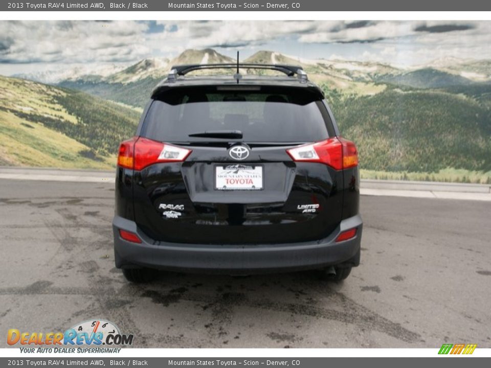 2013 Toyota RAV4 Limited AWD Black / Black Photo #4