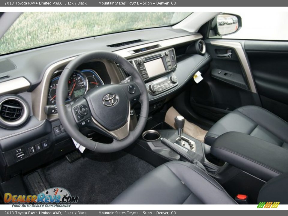 2013 Toyota RAV4 Limited AWD Black / Black Photo #5