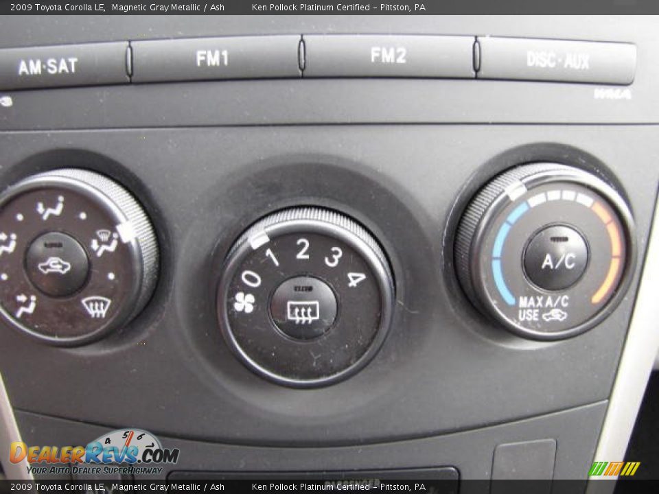 2009 Toyota Corolla LE Magnetic Gray Metallic / Ash Photo #31