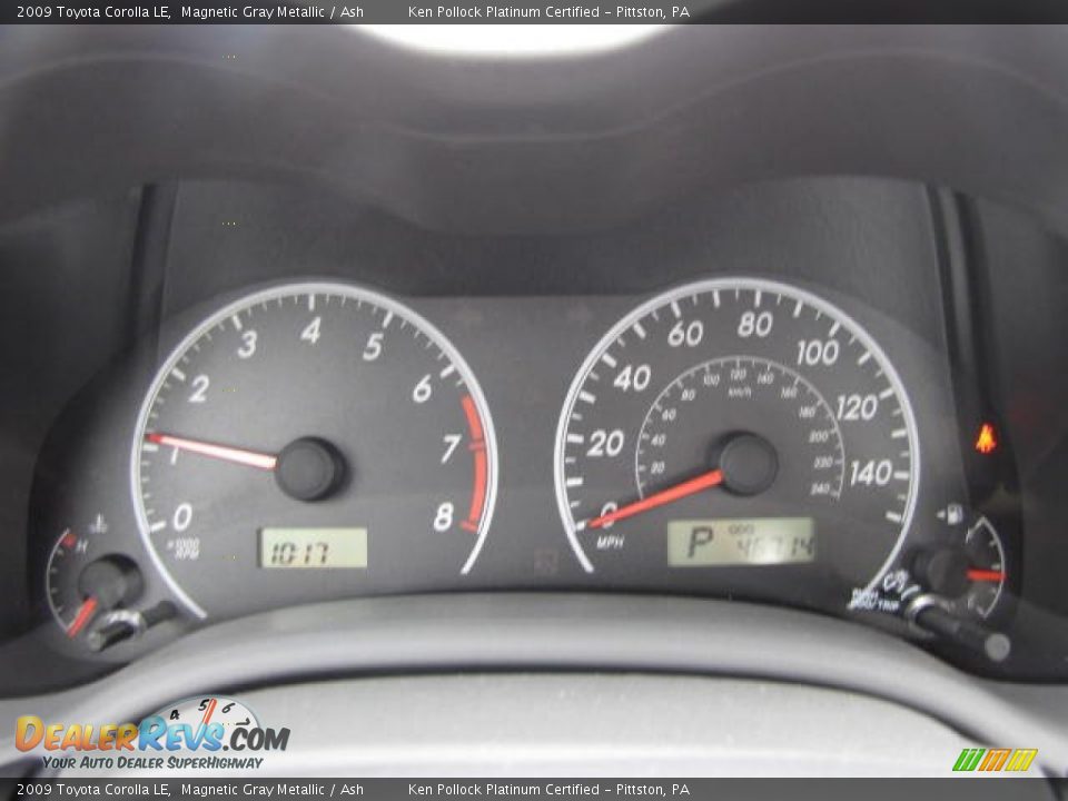 2009 Toyota Corolla LE Magnetic Gray Metallic / Ash Photo #32