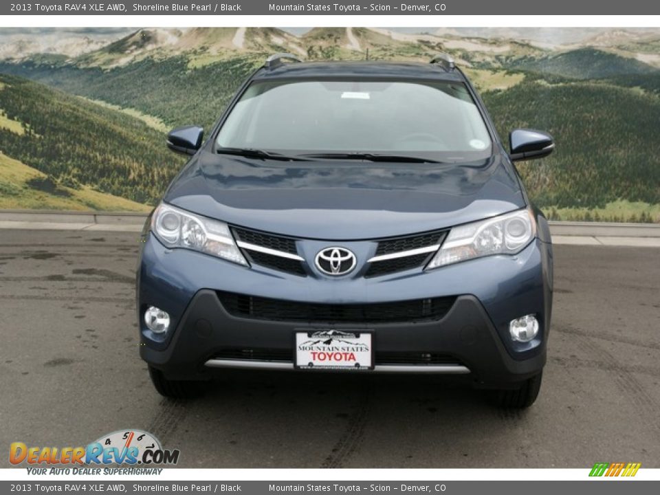 2013 Toyota RAV4 XLE AWD Shoreline Blue Pearl / Black Photo #3