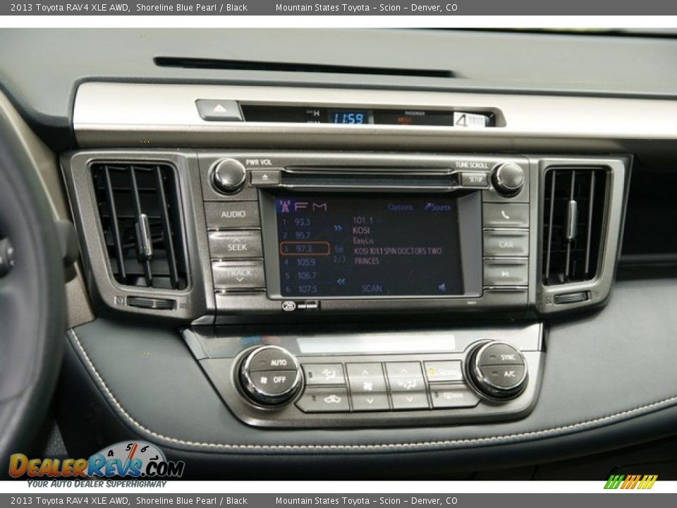 2013 Toyota RAV4 XLE AWD Shoreline Blue Pearl / Black Photo #6