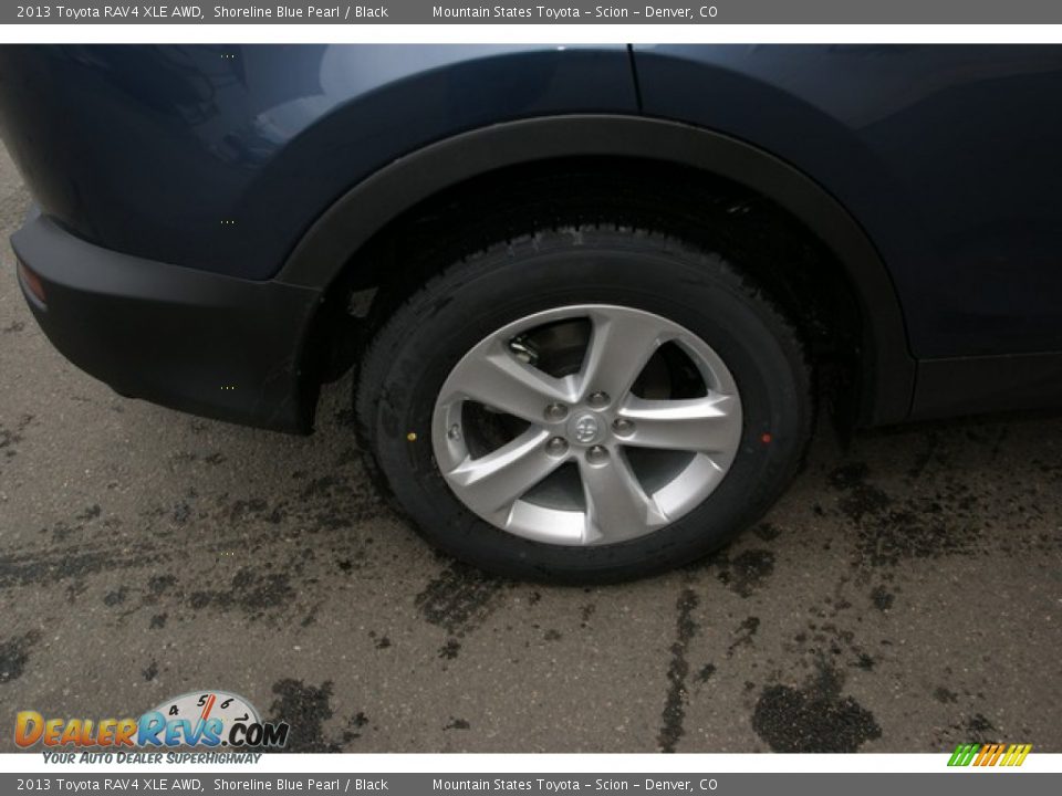 2013 Toyota RAV4 XLE AWD Shoreline Blue Pearl / Black Photo #9