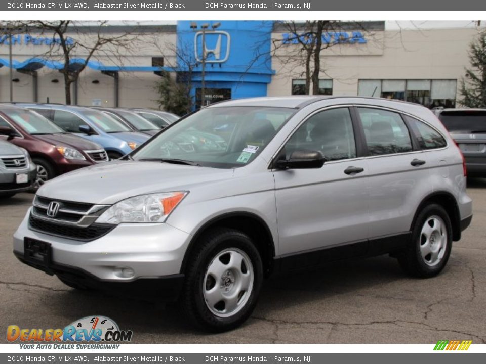 2010 Honda CR-V LX AWD Alabaster Silver Metallic / Black Photo #1