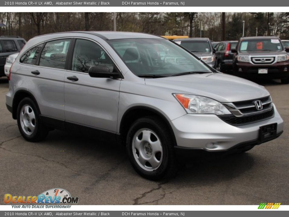 2010 Honda CR-V LX AWD Alabaster Silver Metallic / Black Photo #3