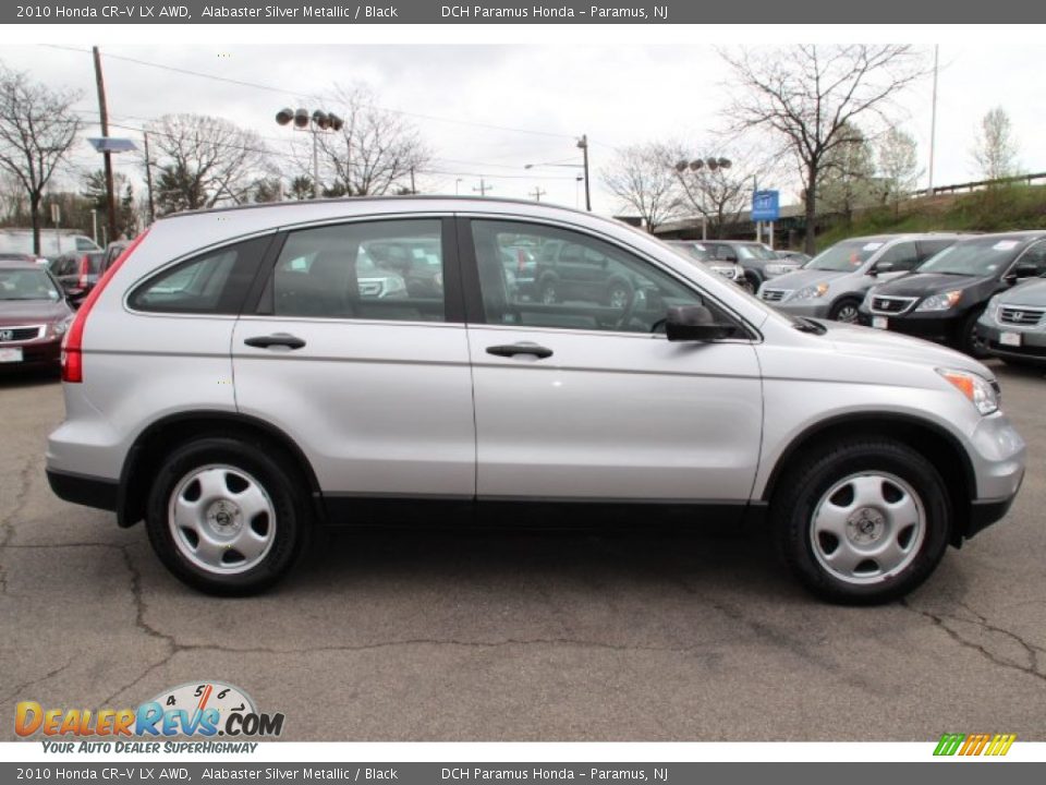 2010 Honda CR-V LX AWD Alabaster Silver Metallic / Black Photo #4
