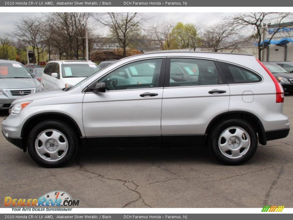2010 Honda CR-V LX AWD Alabaster Silver Metallic / Black Photo #8