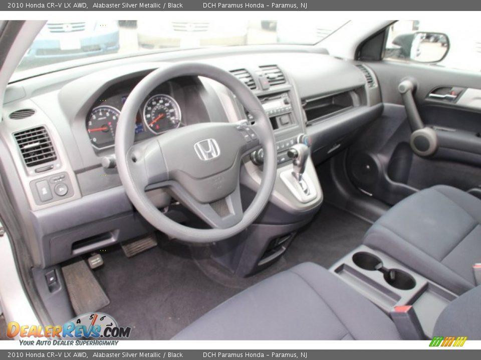 2010 Honda CR-V LX AWD Alabaster Silver Metallic / Black Photo #10