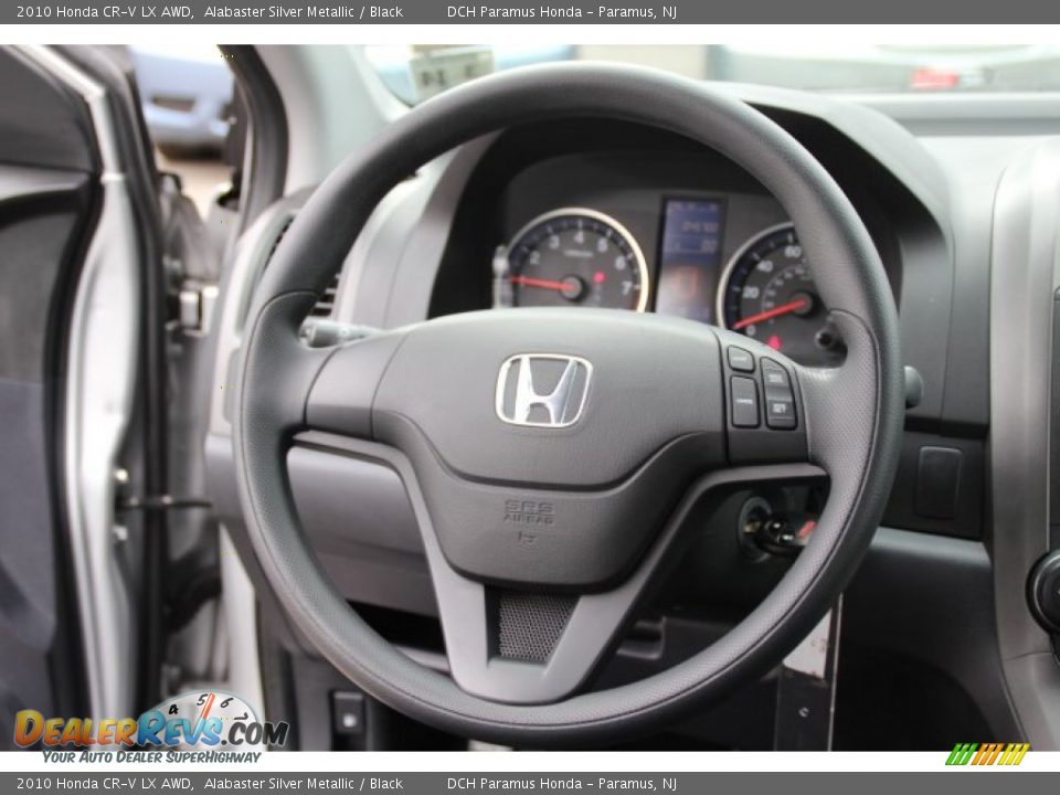 2010 Honda CR-V LX AWD Alabaster Silver Metallic / Black Photo #15