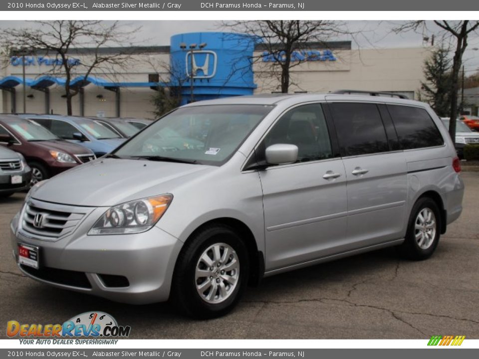 2010 Honda Odyssey EX-L Alabaster Silver Metallic / Gray Photo #1