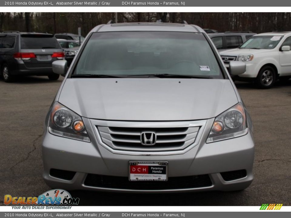 2010 Honda Odyssey EX-L Alabaster Silver Metallic / Gray Photo #2