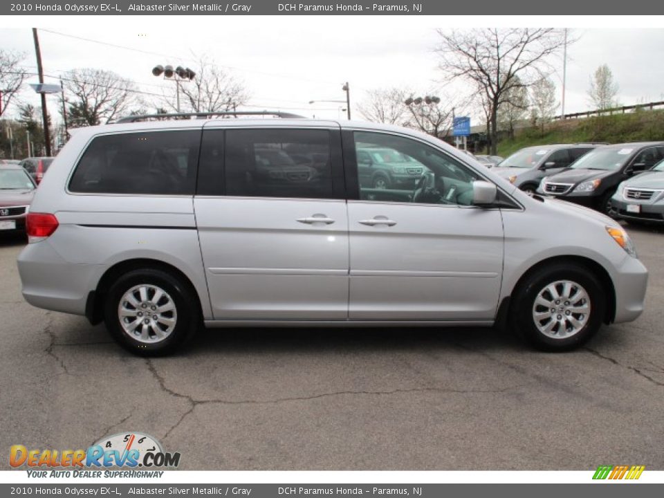 2010 Honda Odyssey EX-L Alabaster Silver Metallic / Gray Photo #4