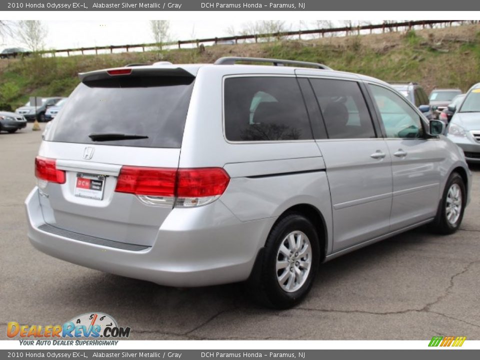 2010 Honda Odyssey EX-L Alabaster Silver Metallic / Gray Photo #5