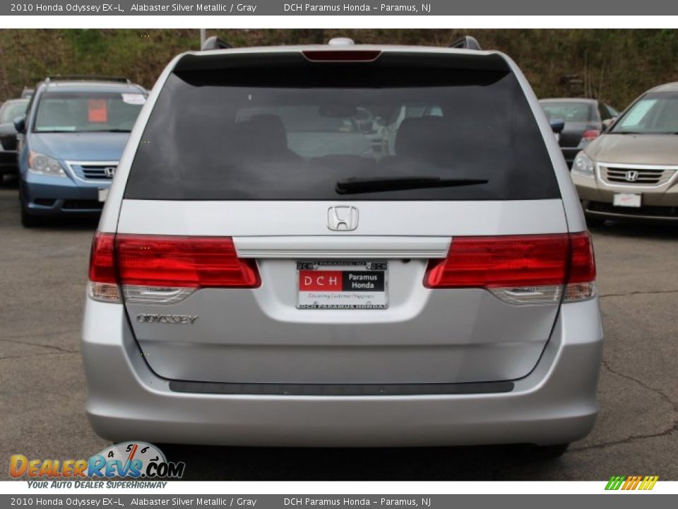2010 Honda Odyssey EX-L Alabaster Silver Metallic / Gray Photo #6