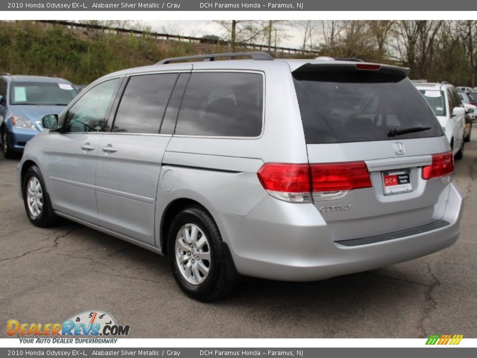 2010 Honda Odyssey EX-L Alabaster Silver Metallic / Gray Photo #7