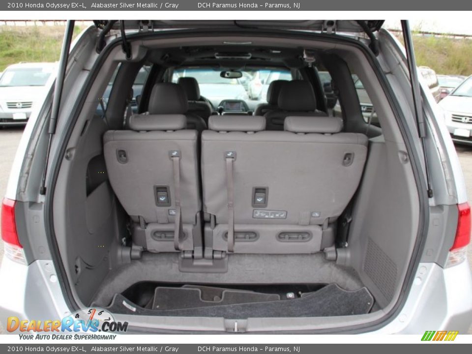 2010 Honda Odyssey EX-L Alabaster Silver Metallic / Gray Photo #18