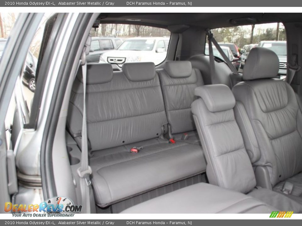 2010 Honda Odyssey EX-L Alabaster Silver Metallic / Gray Photo #19