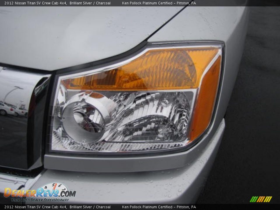 2012 Nissan Titan SV Crew Cab 4x4 Brilliant Silver / Charcoal Photo #9