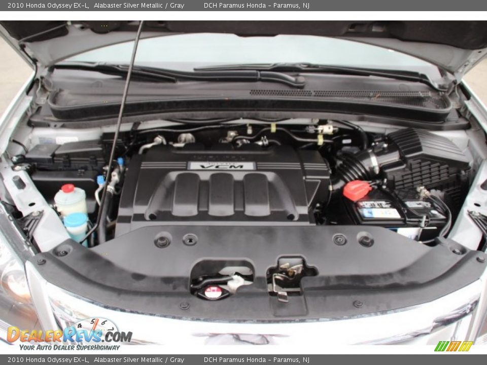2010 Honda Odyssey EX-L Alabaster Silver Metallic / Gray Photo #25