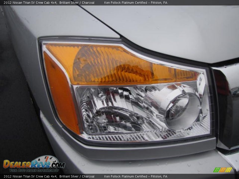 2012 Nissan Titan SV Crew Cab 4x4 Brilliant Silver / Charcoal Photo #10