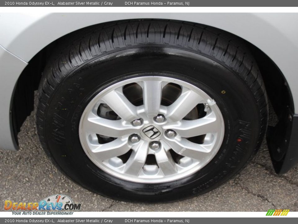 2010 Honda Odyssey EX-L Alabaster Silver Metallic / Gray Photo #27