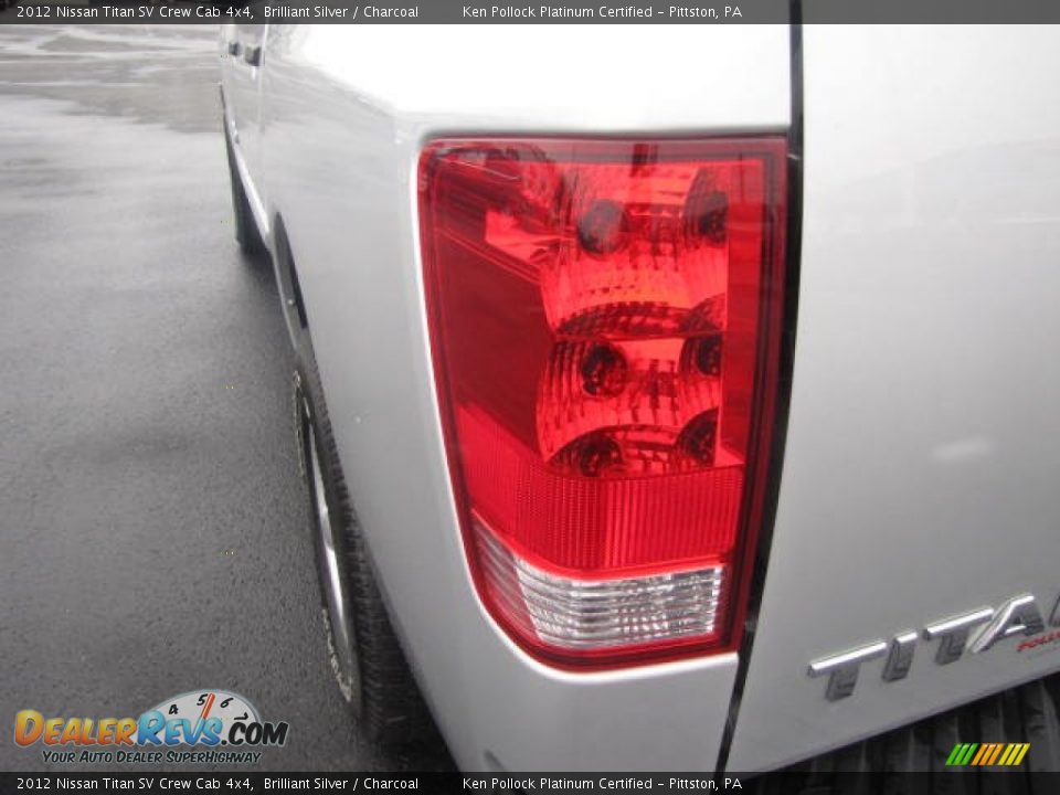 2012 Nissan Titan SV Crew Cab 4x4 Brilliant Silver / Charcoal Photo #12