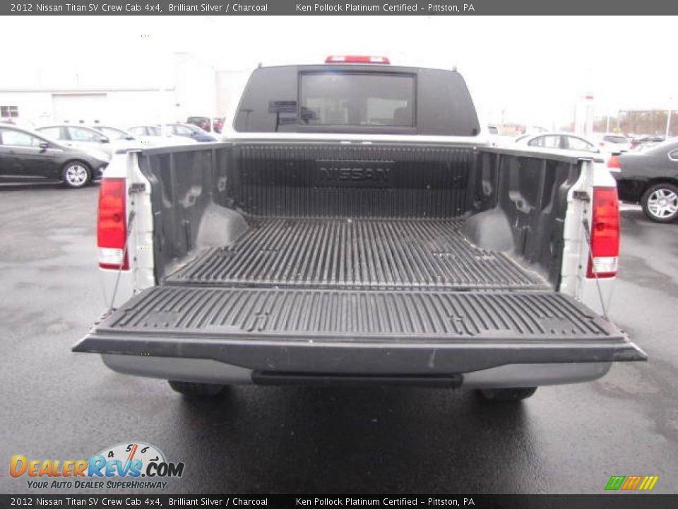 2012 Nissan Titan SV Crew Cab 4x4 Brilliant Silver / Charcoal Photo #28