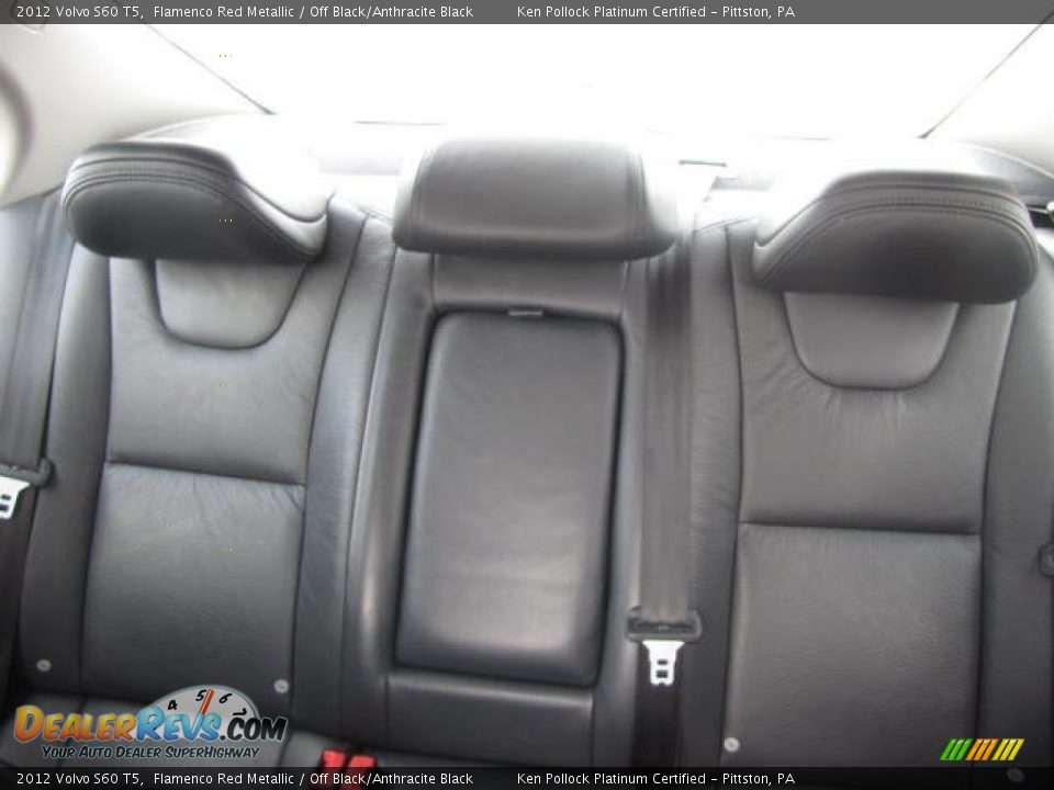 2012 Volvo S60 T5 Flamenco Red Metallic / Off Black/Anthracite Black Photo #26