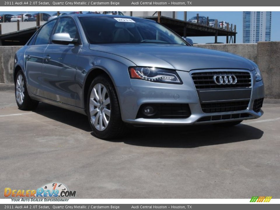 2011 Audi A4 2.0T Sedan Quartz Grey Metallic / Cardamom Beige Photo #1