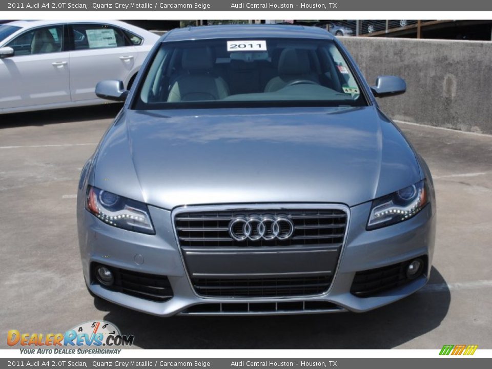 2011 Audi A4 2.0T Sedan Quartz Grey Metallic / Cardamom Beige Photo #2