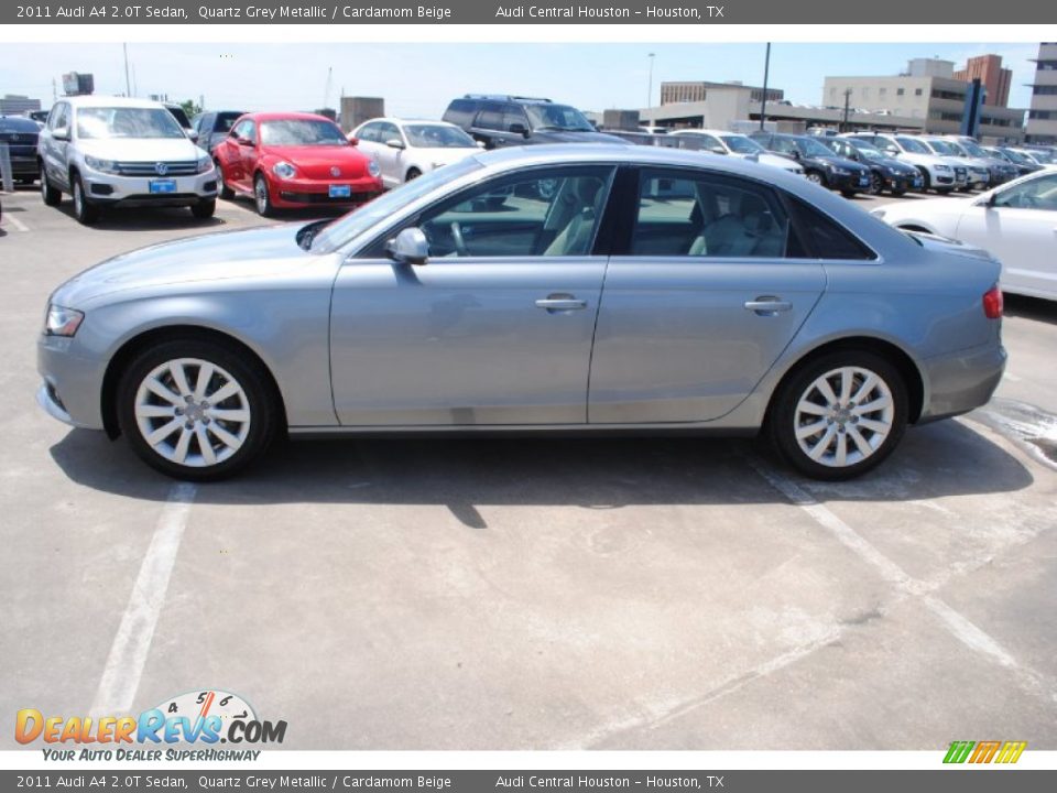 2011 Audi A4 2.0T Sedan Quartz Grey Metallic / Cardamom Beige Photo #4