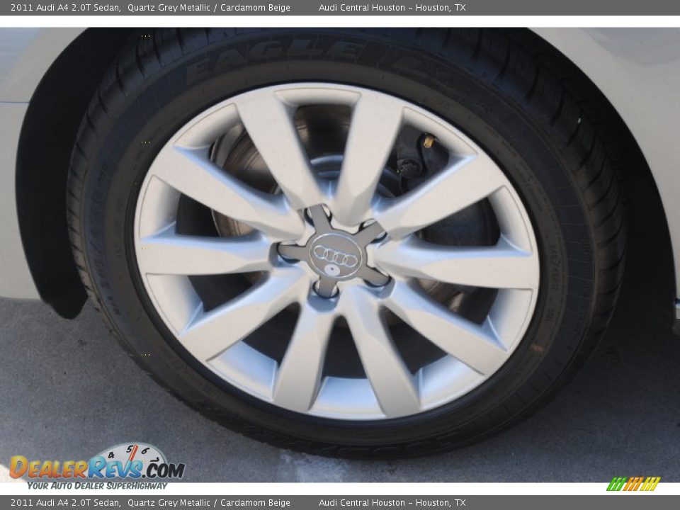 2011 Audi A4 2.0T Sedan Quartz Grey Metallic / Cardamom Beige Photo #5