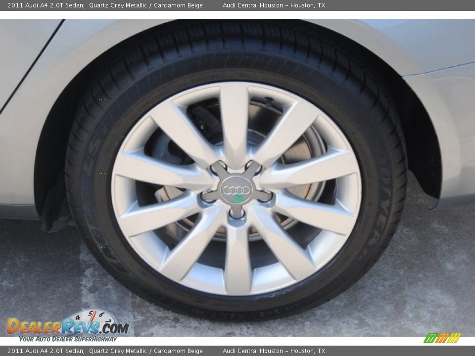 2011 Audi A4 2.0T Sedan Quartz Grey Metallic / Cardamom Beige Photo #6