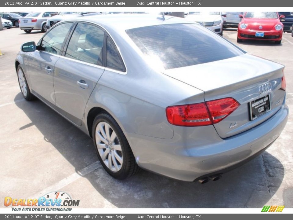 2011 Audi A4 2.0T Sedan Quartz Grey Metallic / Cardamom Beige Photo #7
