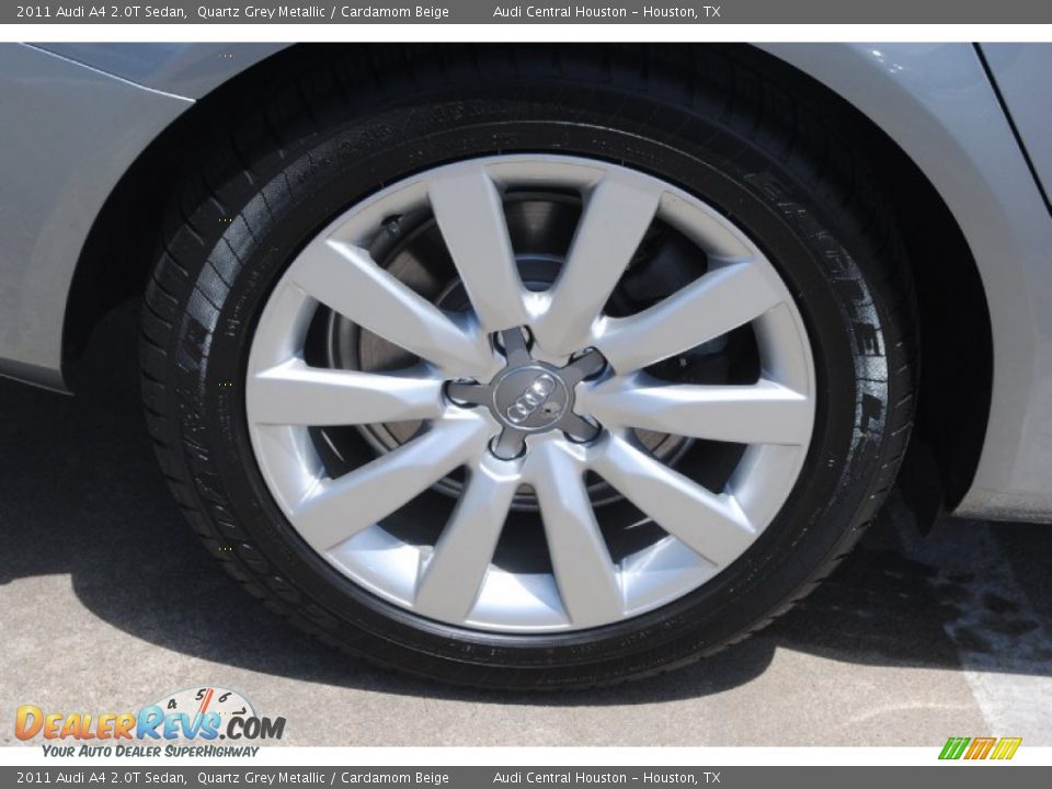 2011 Audi A4 2.0T Sedan Quartz Grey Metallic / Cardamom Beige Photo #11